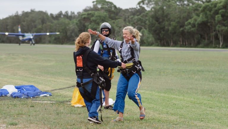 SMASHING FEARS: How skydiving helps women be more courageous