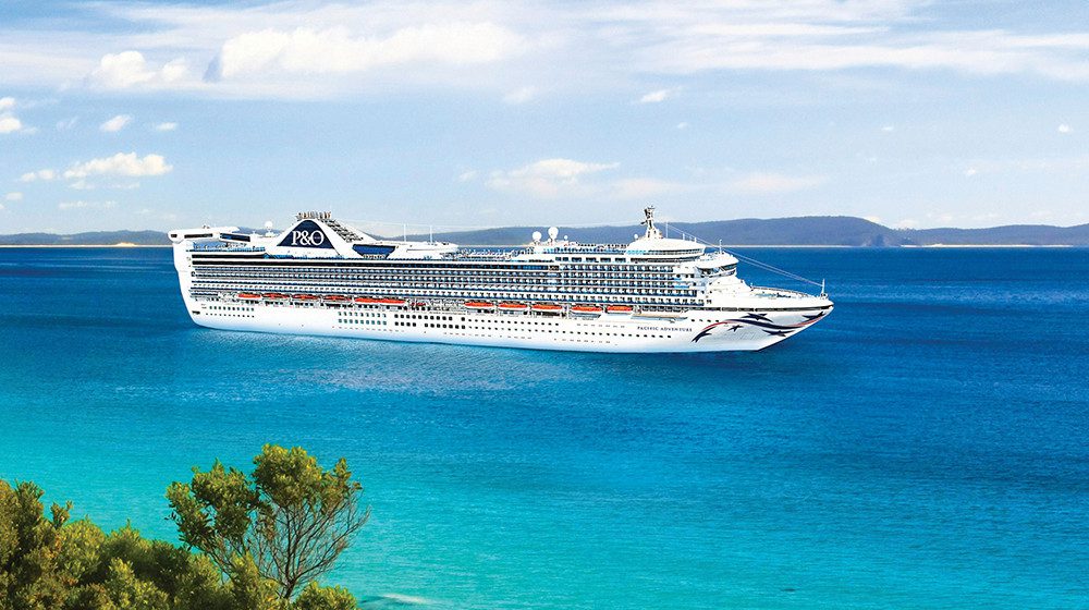 OFF INTO THE HORIZON: P&O Cruises' Pacific Eden leaves the fleet
