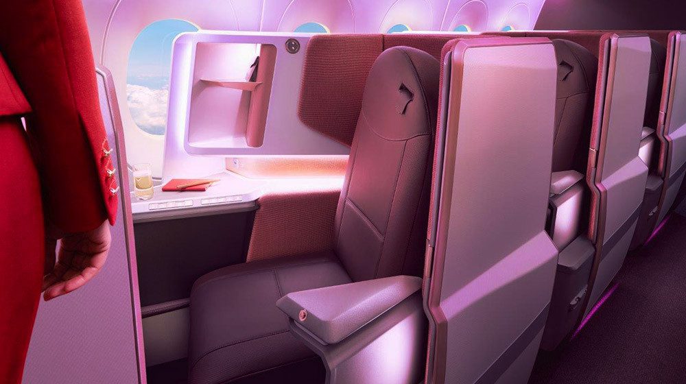 Virgin Atlantic reveals new all window-facing A350 suites + larger social space