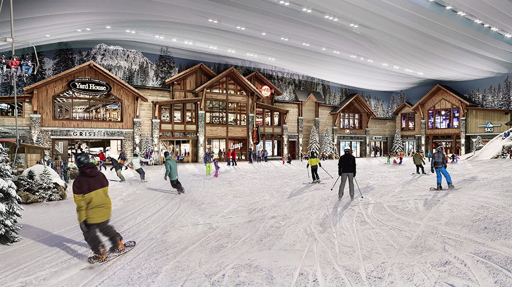 AMERICAN DREAM A centre with an indoor snow park + a roller coaster is