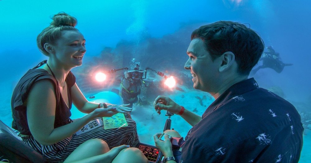 UNDERWATER PROPOSAL: Aussie woman says YES during Great Barrier Reef scUber ride