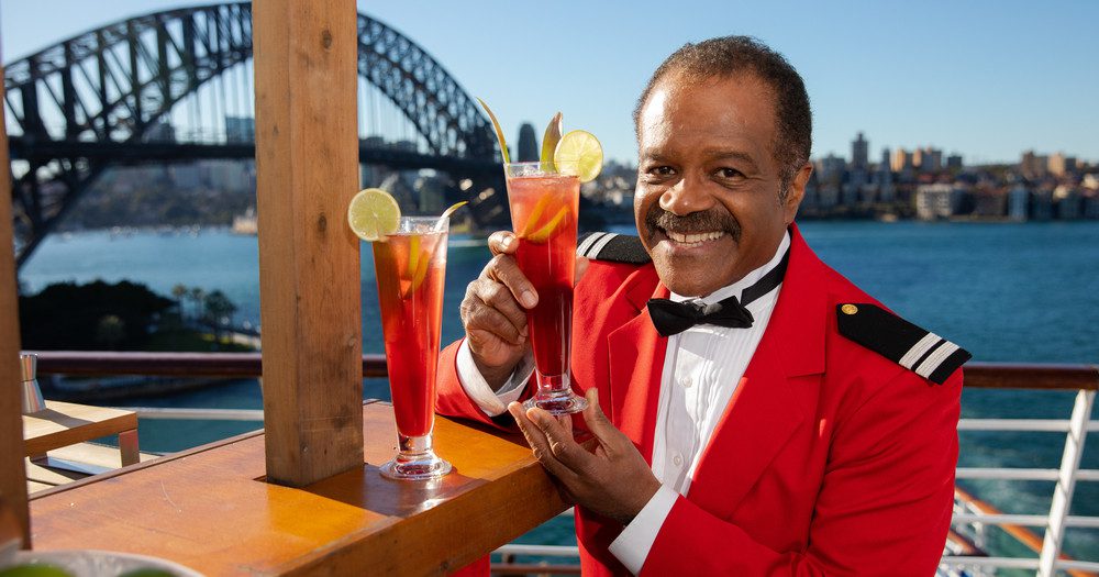 THE LOVE BOAT: Bartender 'Isaac' visits Australia to celebrate Pacific Princess' return