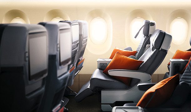 Flight Test: Singapore Airlines – Brisbane to Brussels on a mixed-class ticket 3 Premium Economy cabin layout on Singapore Airlines. Image: SIA