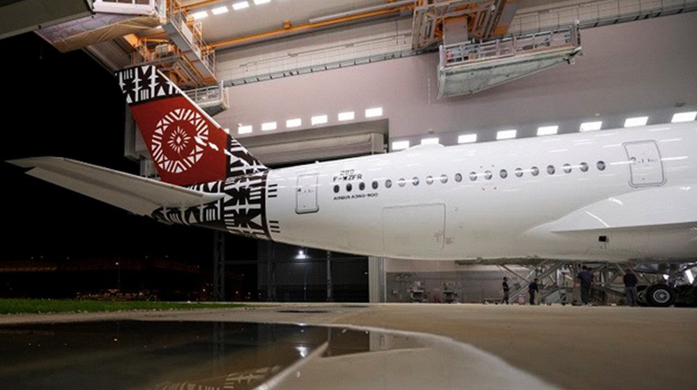 Take A Peek At The First South Pacific-Based A350 In Fiji Airways' Eye-Catching livery