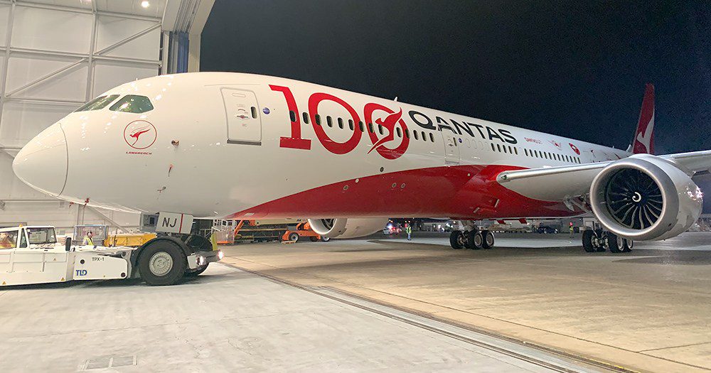 CENTENARY ROO: 100 Years Of Qantas Livery Unveiled On 787 Dreamliner