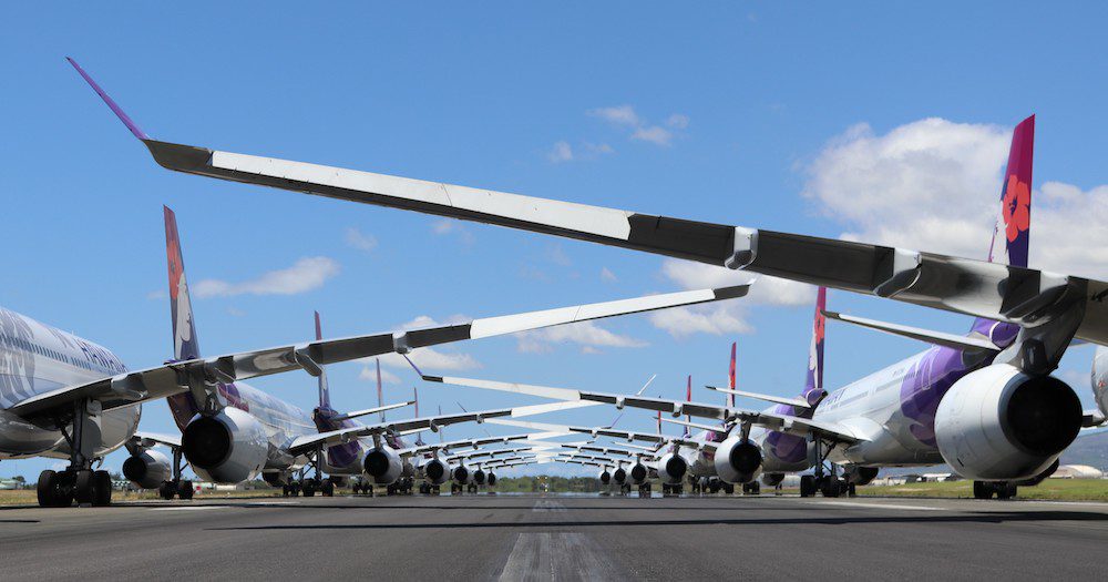 Perfectly Parked: Hawaiian Airlines Aircraft Are Super Photogenic In Hibernation