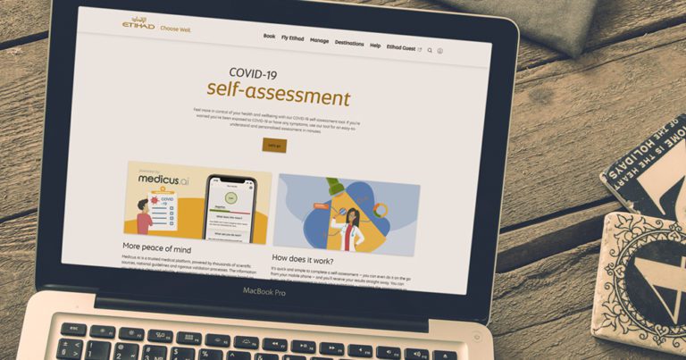 Etihad Airways Launch Online COVID-19 Risk Assessment Tool For Travellers