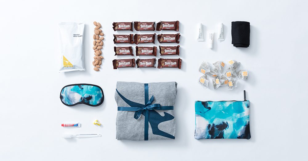 Qantas Offers Up Amenity Kits, PJ's And Snacks As Gifts For The One's You Love