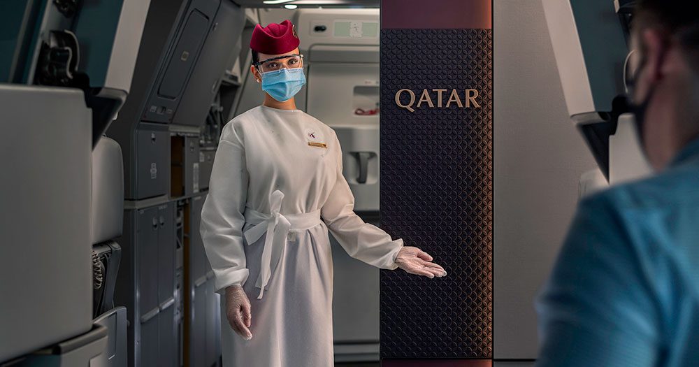 Qatar Airways Takes Off With The World's First Fully Vaccinated Flight