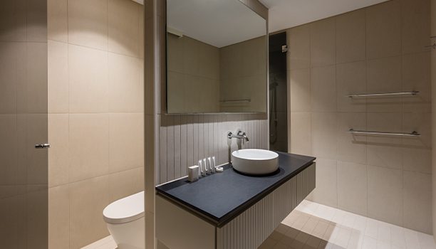 adina apartment hotel southbank melbourne protoype bathrrom 2019
