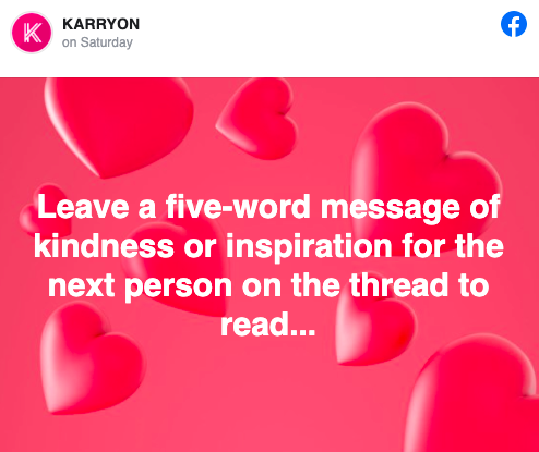 Feeling the love