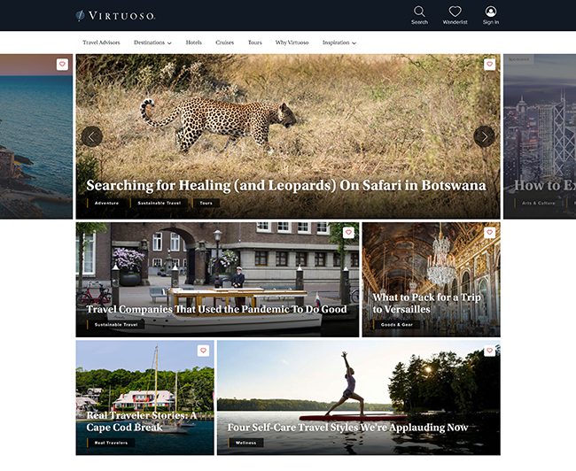 Virtuoso hybrid Travel Week: 3,300 advisors, 102 countries, one theme 2 Virtuoso site