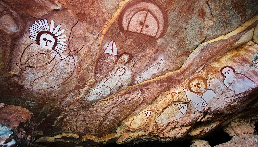 “Antarctica without the ice”: Silversea’s Kimberley cruises offer remoteness with lashings of luxury 5 Wandjina traditional rock art in a cave in Kimberley