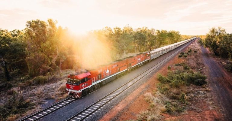 The inaugural ‘Taste Of The Ghan’ journey takes to the tracks
