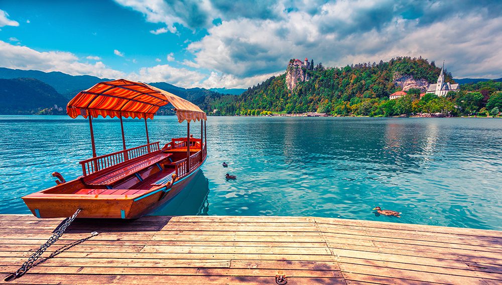 Enjoy a 2-night lakeside stay at Slovenia’s serene Lake Bled.  Image courtesy of Collette/©jojjik