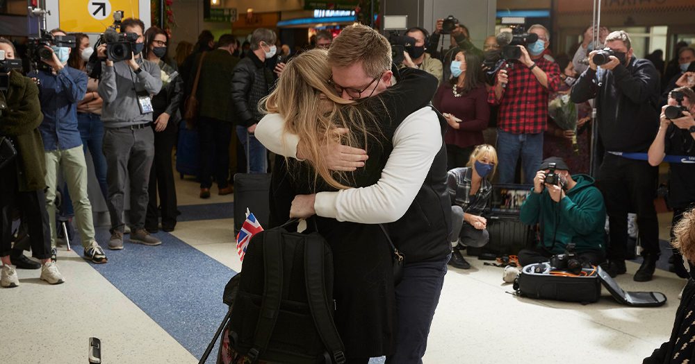 Pure joy: U.S reopens to international travel and emotional reunions
