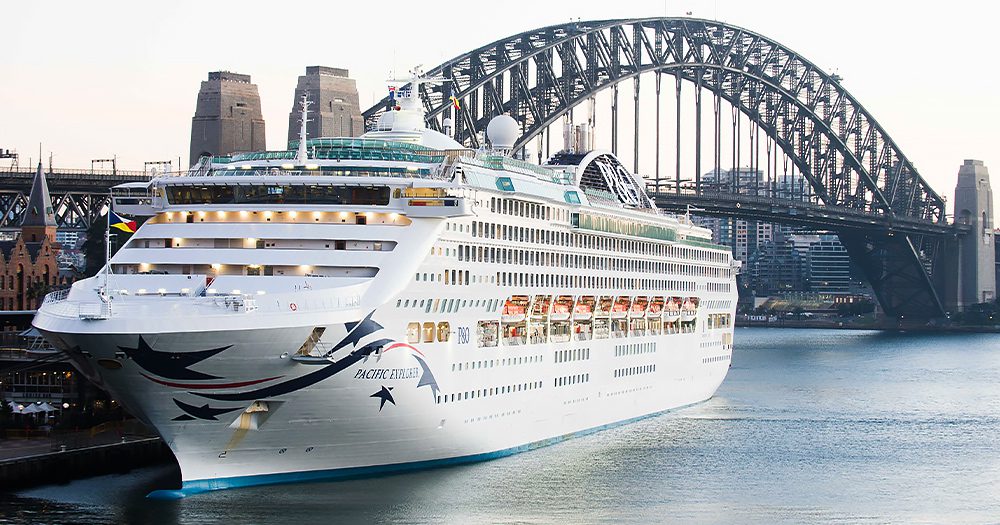 Dress rehearsal done!  P&O Pacific Explorer's test sailing a success ahead of first cruise