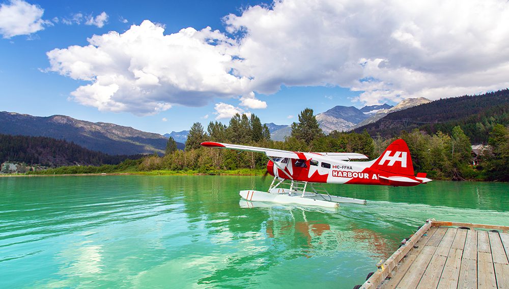 Harbour Air Seaplanes, Green Lake, Whistler, British Columbia © Harbour Air Seaplanes/Peter Hunsinger