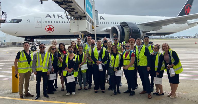 Ready to return! Air Canada hosts SYD aircraft tour before first flight back