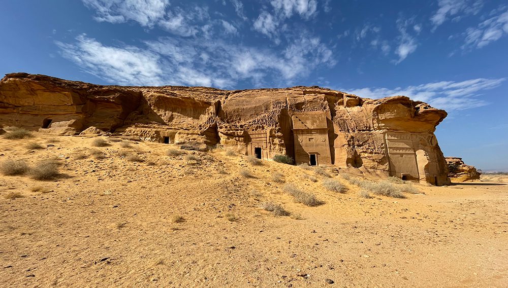The second largest settlement of the Nabataeans after Petra, Hegra has over 100 well-preserved tombs, many of which were owned or commissioned by or for women.