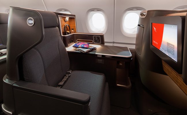 Style-high travel is back: Qantas A380 First Class takes off again 4 ThomasMoran 190927 A380Q Business 3 v3 3 of 3