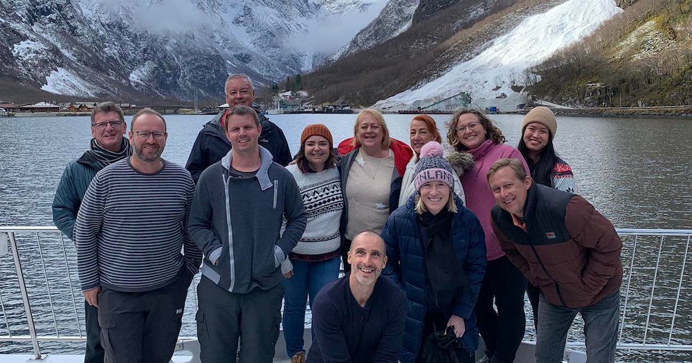 Travel advisors navigate Norway on the first-ever Hurtigruten APAC famil