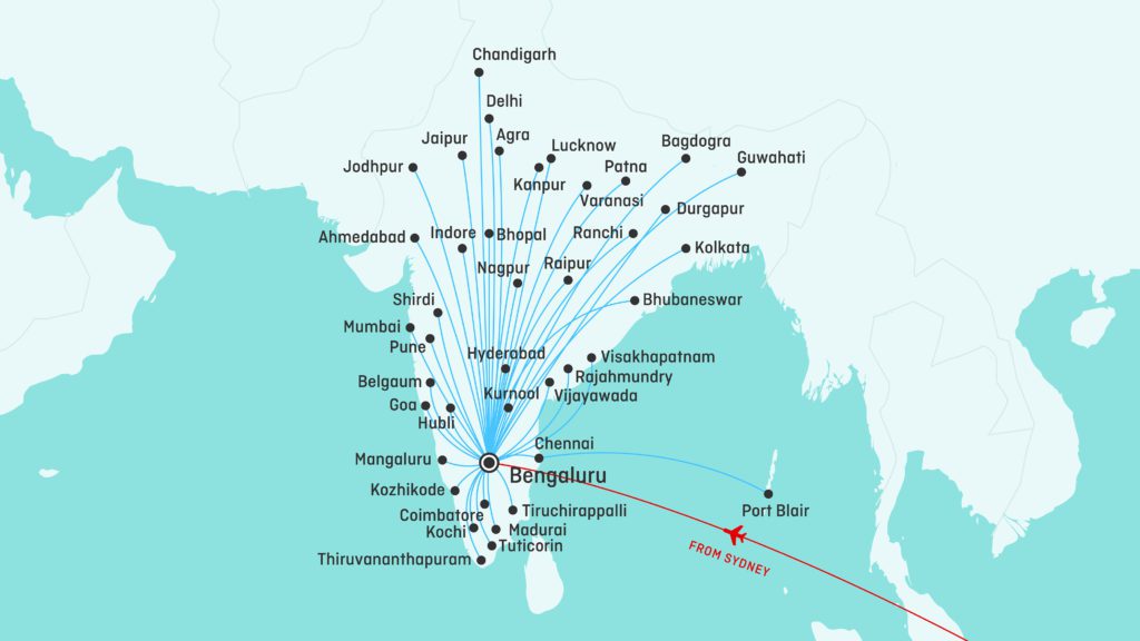 Bengaluru Route Map