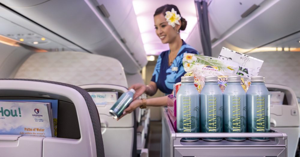 Aquaman's Aqua! Hawaiian Airlines partners with Jason Momoa to ditch plastic in premium