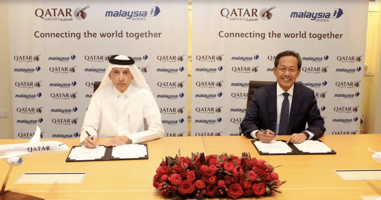96 destinations: Qatar Airways and Malaysia Airlines enhanced partnership