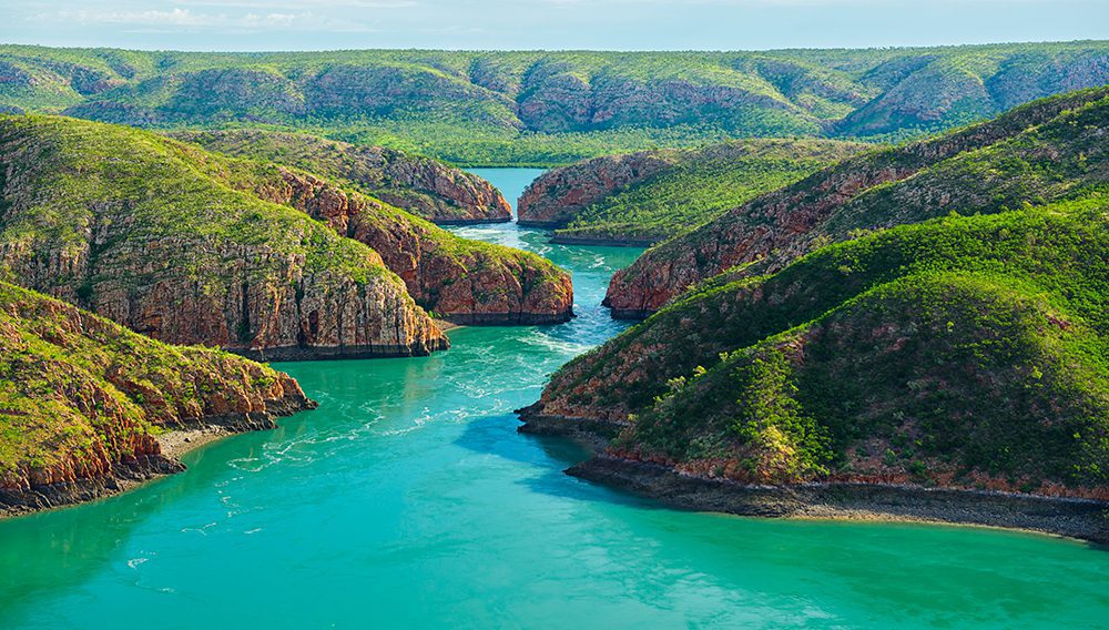Visit the Horizontal Falls by seaplane with exhilarating boat ride