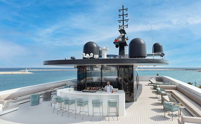 Emerald Cruises goes overboard with newness on 23/24 luxury yacht cruises 1 Sky Deck aboard Emerald Azzurra luxury yacht.