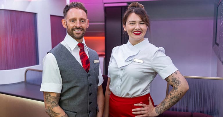 Virgin Atlantic is letting its employees show off their tattoos with pride