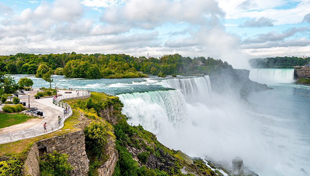 Feel the power of Niagara Falls, NY.