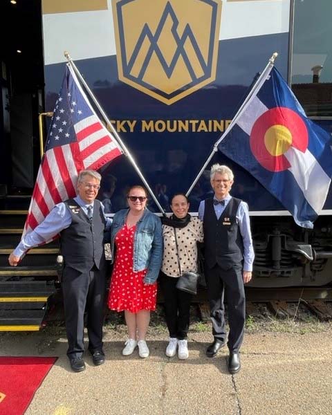Rocky Mountaineer high: TravelManagers try new US rail route 1 TM All Aboard Tanya and Joanne
