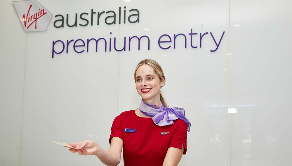 Up in the air: SYD passenger traffic still has long way to go 2 VA crew at premium entry