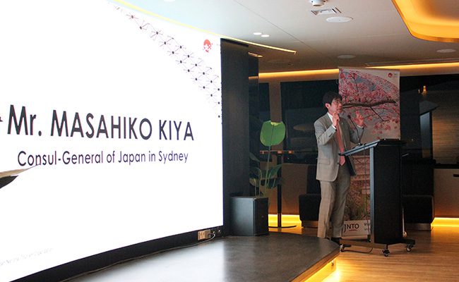 Kampai! Japan Tourism wraps a week of successful roadshow events 2 Kiya Masahiko Consul General of Japan in Sydney