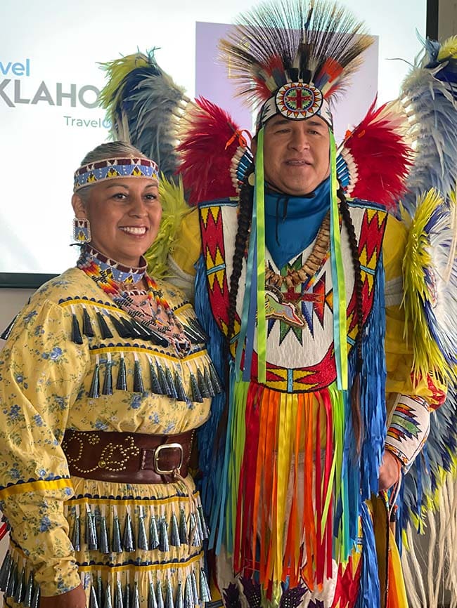 Native American Dancers Michael and Rebecca Roberts