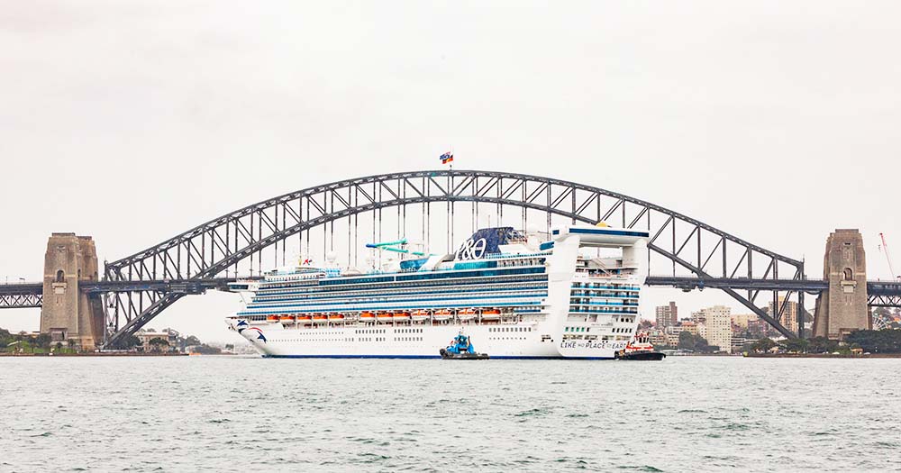 The whole crew is here! P&O's complete Aussie fleet returns