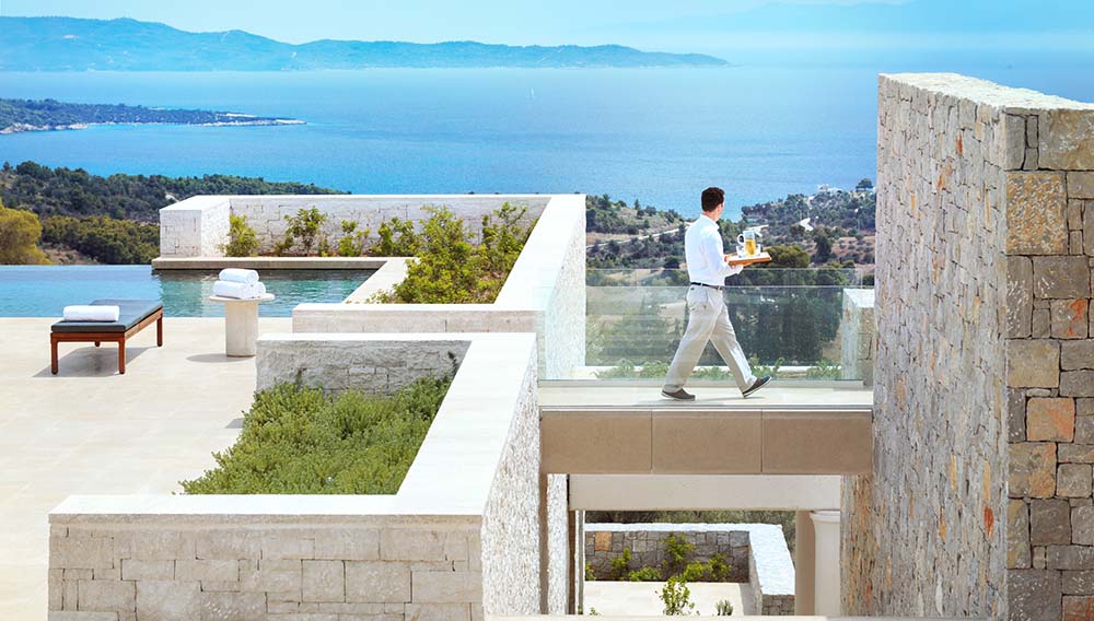 Amanzoe Greece Accommodation Villas Five bedroom villa View Service 6796