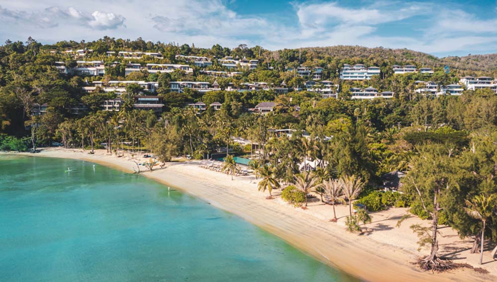 Anantara Layan Phuket Resort Aerial Exterior View Resort and Beach