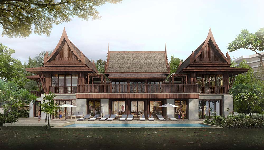 Andaz Pattaya Jomtien Beach Manor House Pool Exterior rendering thumbnail 2