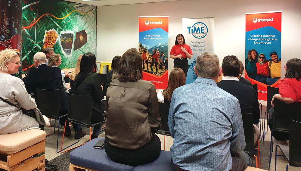 TIME mentee emcees Melbourne industry networking event 1 Issy Limn at TIME