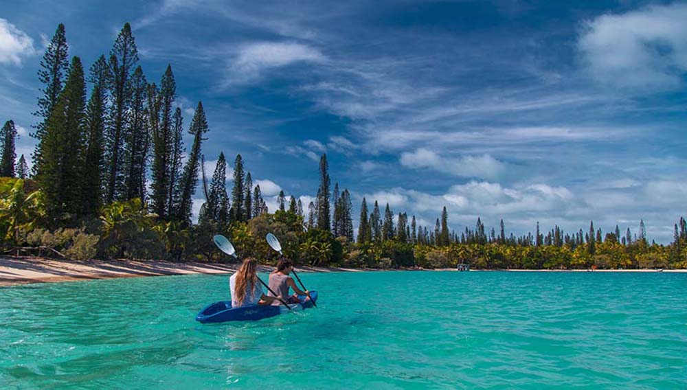 New Caledonia Kayaking Kanumera Bay Isle of Pines © Marine Reveilhac NCT 2030 04 23 1