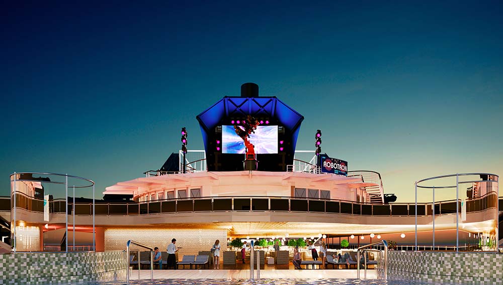 Karryon Cruise News: Cruise Month, Carnival, Azamara, MSC + more 4 ROBOTRON MSC SEASCAPE