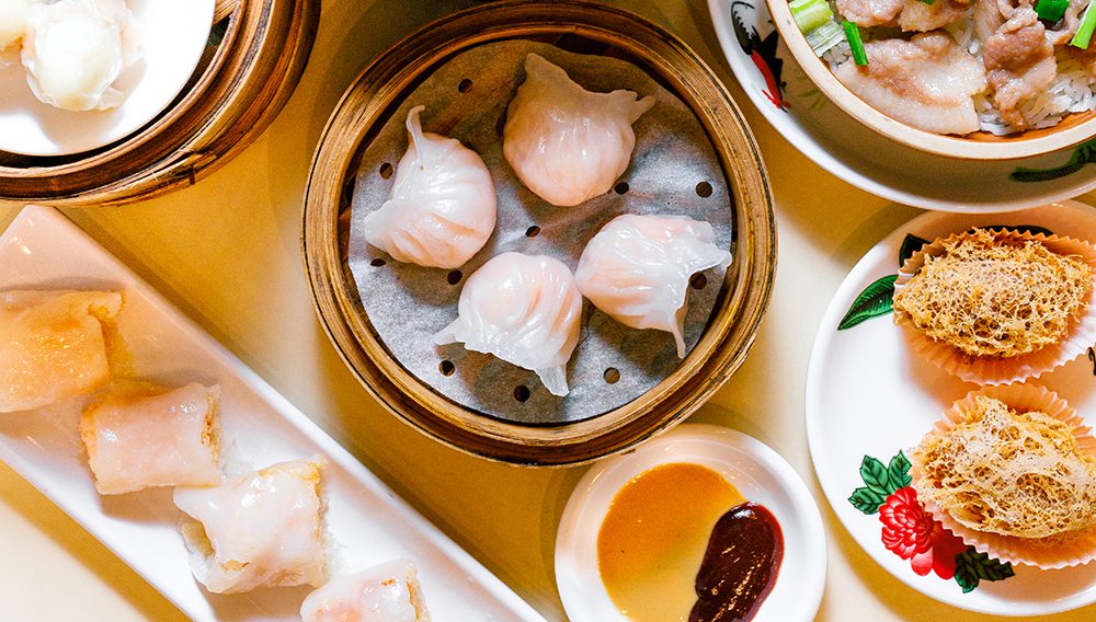 The name dim sum refers to the small savoury and sweet items served during the meal known as yum cha, meaning ‘drink tea’, which is today a social gathering typically held in the morning though increasingly for brunch and lunch.