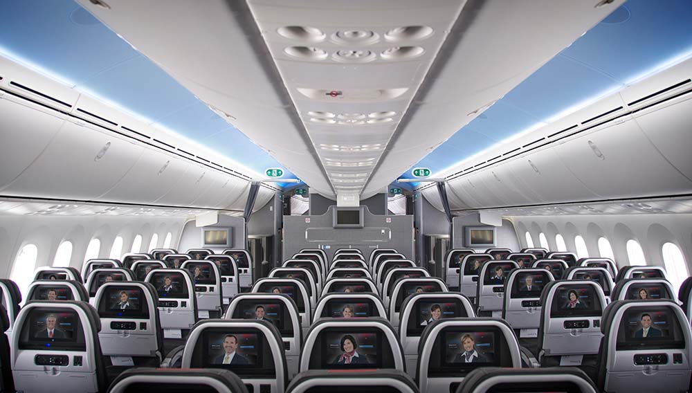 Aircraft Interiors AA787 Main Cabin Seats