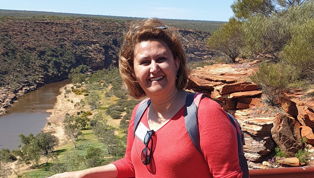 Build a strong business - the TravelManagers way 2 PTM Daiana Magalhaes, Dianella, WA hosting a group of Italian tourists to Kalbarri National Park