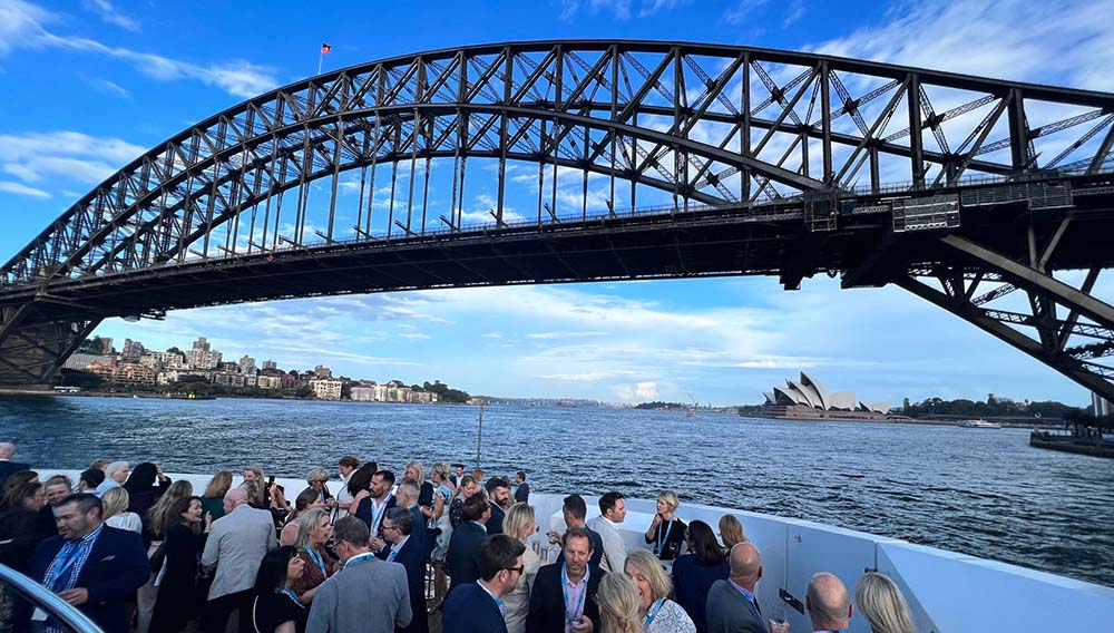 Shipshape outlook: Helloworld hosts partner party on luxury yacht in Sydney 3 HLO event deck