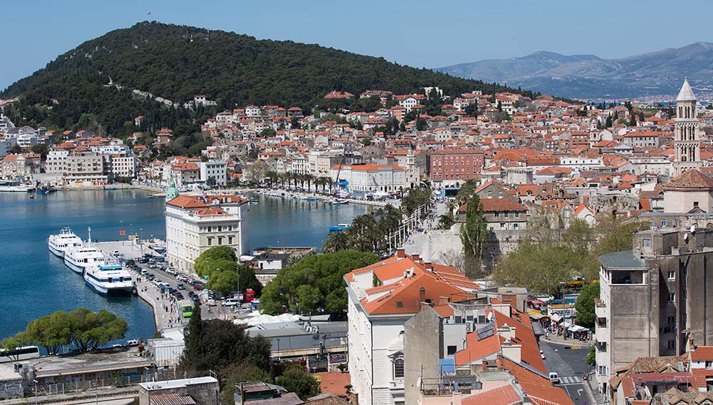 Split Cityscape and Port 2036