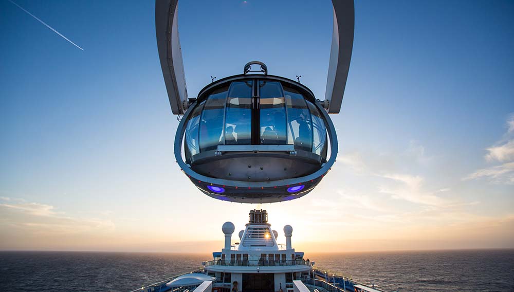 The North Star at sunset Quantum of the Seas HIGH